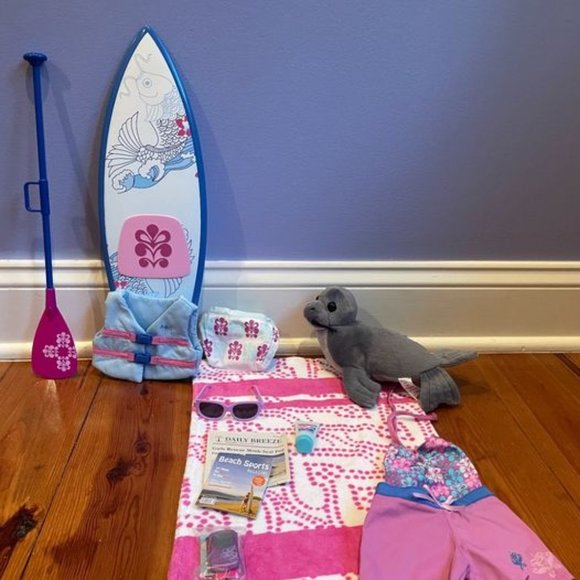 American Girl Kanani's Paddleboard/beach Set *doll of the year 2011 - Picture 1 of 3